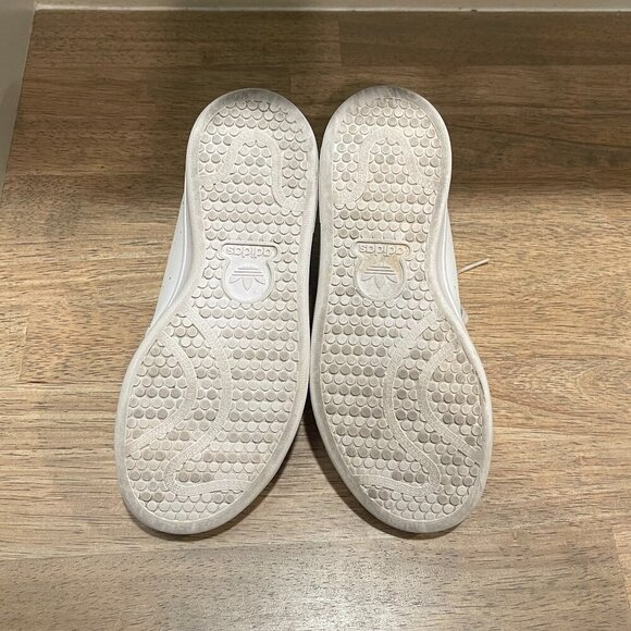 Adidas Stan Smith Kids Shoes, Size 13, Cloud White / Cloud White / Green - Picture 2 of 6